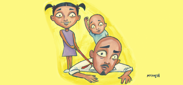 His stepdaughter is driving him crazy