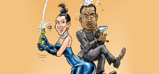 Kim got nekked, but Solomons mad at Kanye