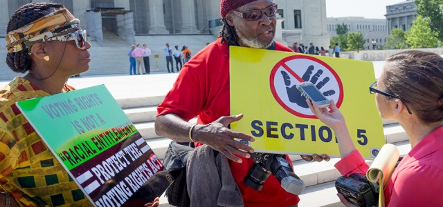 Mourning 50 years of the Voting Rights Act