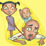 His stepdaughter is driving him crazy